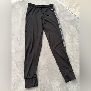 PINK Victoria's Secret Black and Gray Joggers